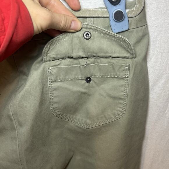 Lands End Heritage Chino Bootcut Pants Dusty Olive Women’s 10x31 NWT - Picture 4 of 10